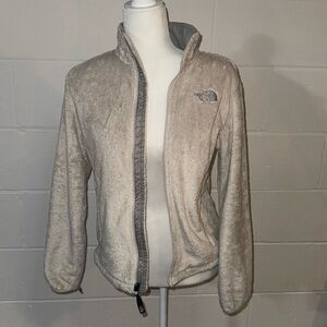NORTH FACE CREAM GRAY JACKET size small